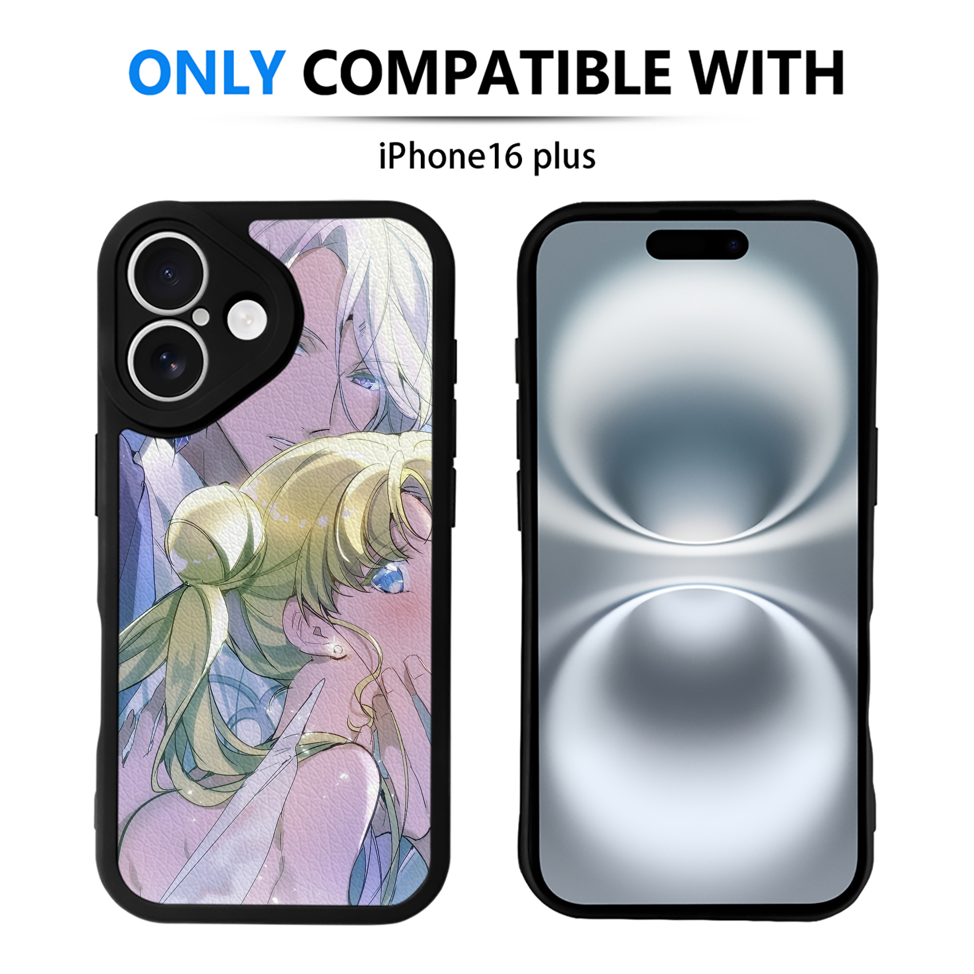 （画像用） 美少女戦士セーラームーン Sailor Moon 【iPhone 16シリーズ対応】シリコンスマホケース（レザー調） 材質：シリコン
